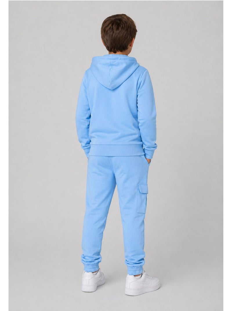 Ensemble Jogging Kebello Bleu ciel - Kiabi