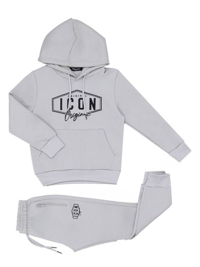 Ensemble Jogging Kebello Gris - Kiabi