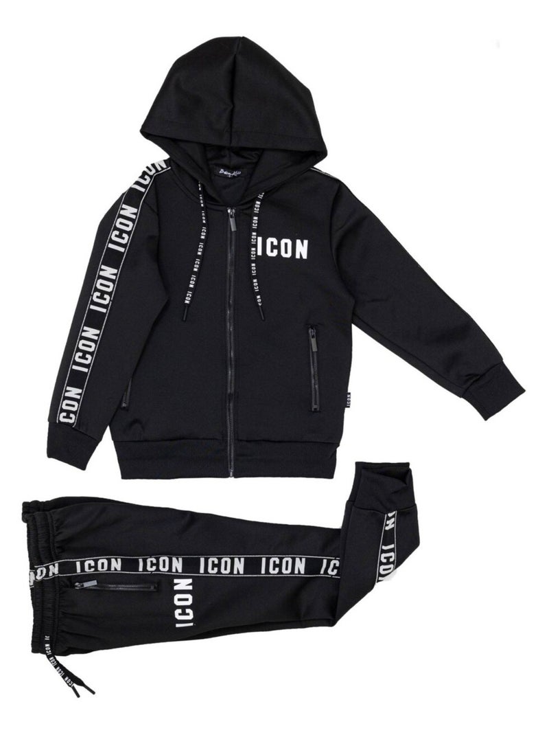 Ensemble Jogging Kebello Noir Noir - Kiabi