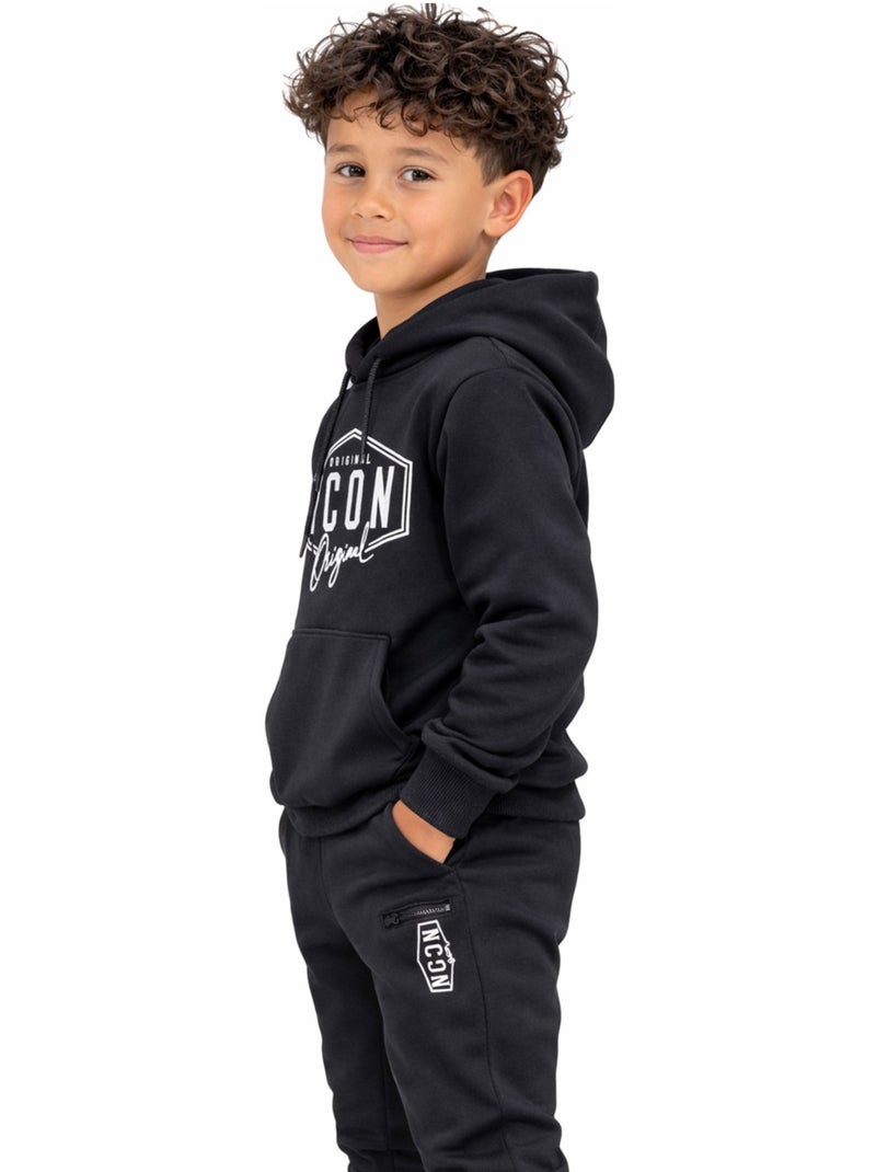 Ensemble Jogging Kebello Noir Noir - Kiabi