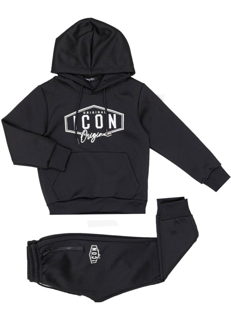 Ensemble Jogging Kebello Noir Noir - Kiabi