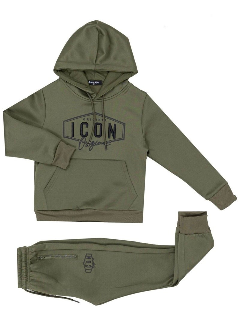 Ensemble Jogging Kebello Vert - Kiabi