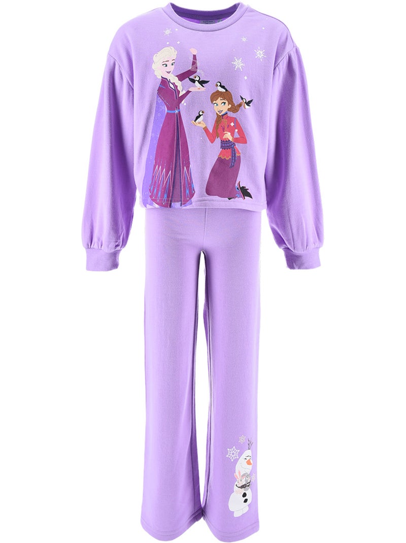 Ensemble Jogging La Reine des Neiges   | Licence Officielle Violet - Kiabi