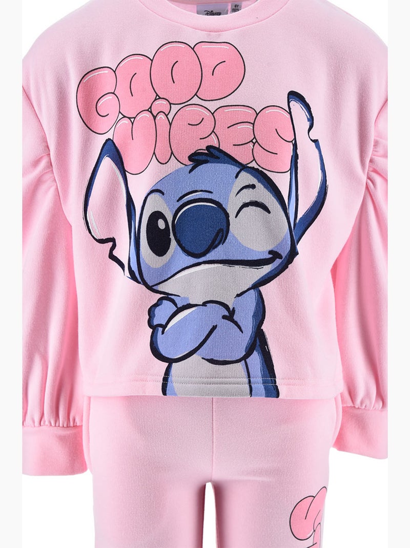 Ensemble Jogging Lilo & Stitch   | Licence Officielle Rose - Kiabi