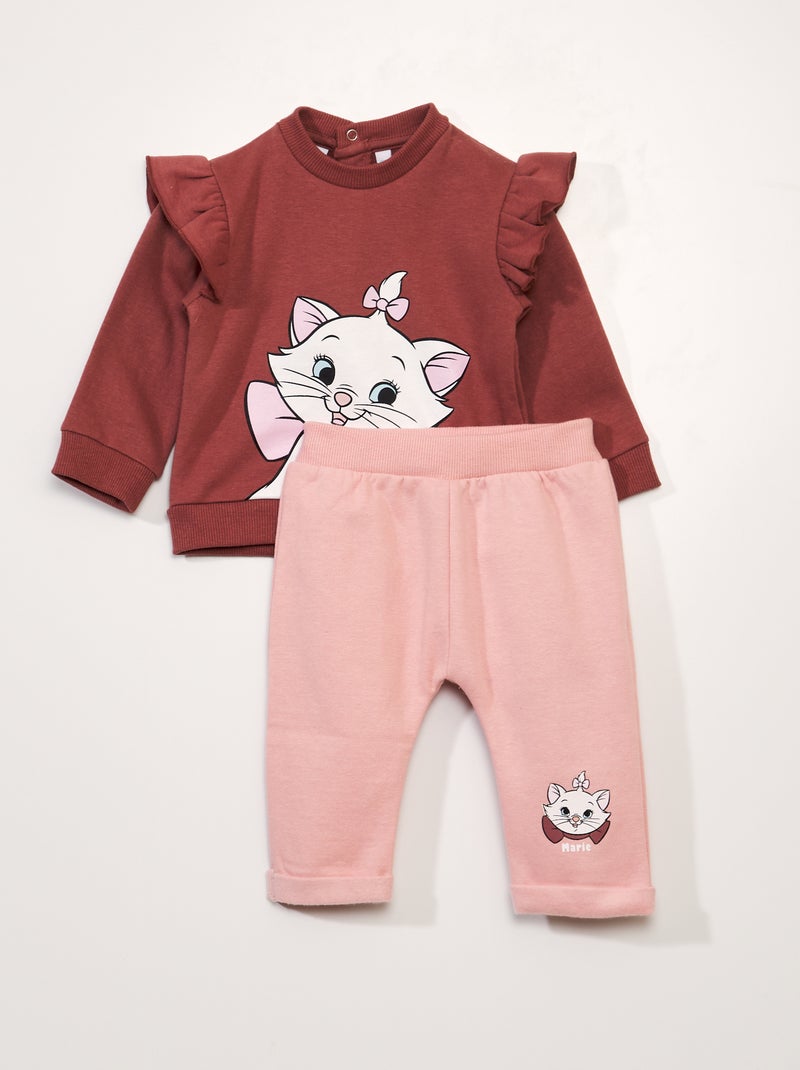 Ensemble jogging 'Marie' - 2 pièces Rose - Kiabi