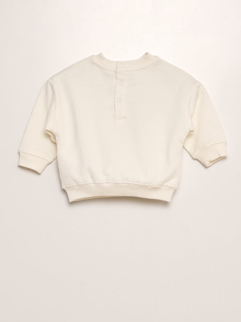 Ensemble jogging 'Mario Kart' sweat + pantalon - 2 pièces Blanc - Kiabi