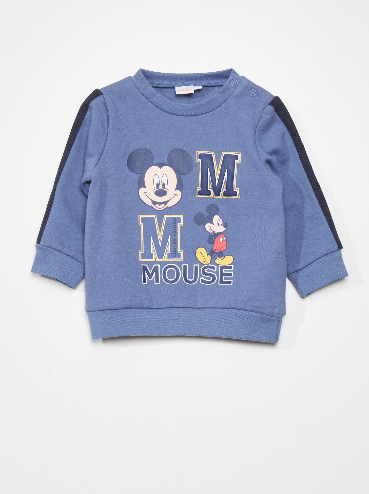 Jogging Couleur Contrastée Ensemble Jogging Arlis - Sweat Zippé Polaire, Motif Héros, 100% Polyester, Couleurs Contrastées Sweat Zippé Polaire Pour Enfant