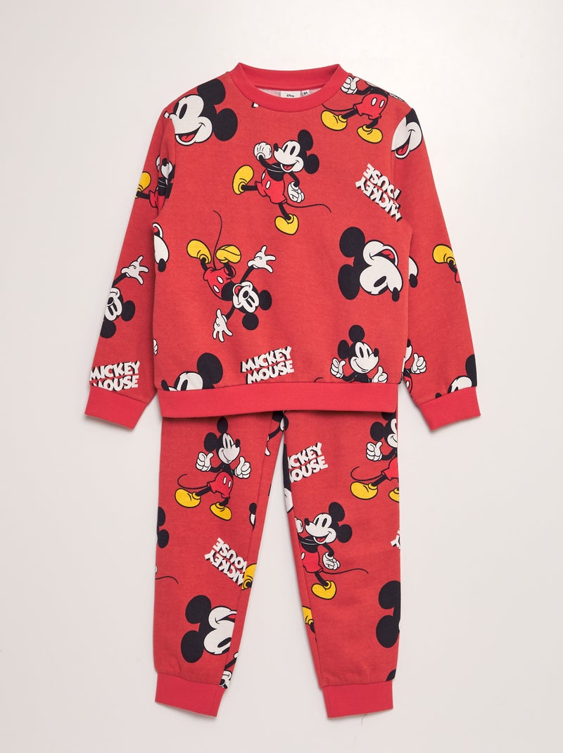 Ensemble jogging 'Mickey' 'Disney' - 2 pièces Rouge - Kiabi