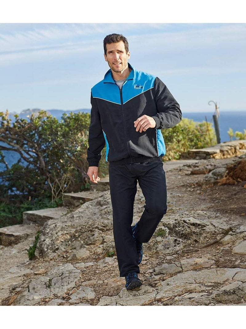 Ensemble jogging microfibre training  - atlas for men Noir - Kiabi