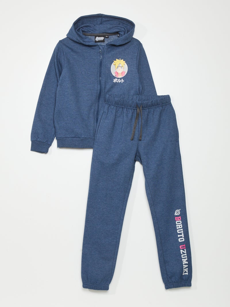 Ensemble jogging 'Naruto' - 2 pièces bleu - Kiabi