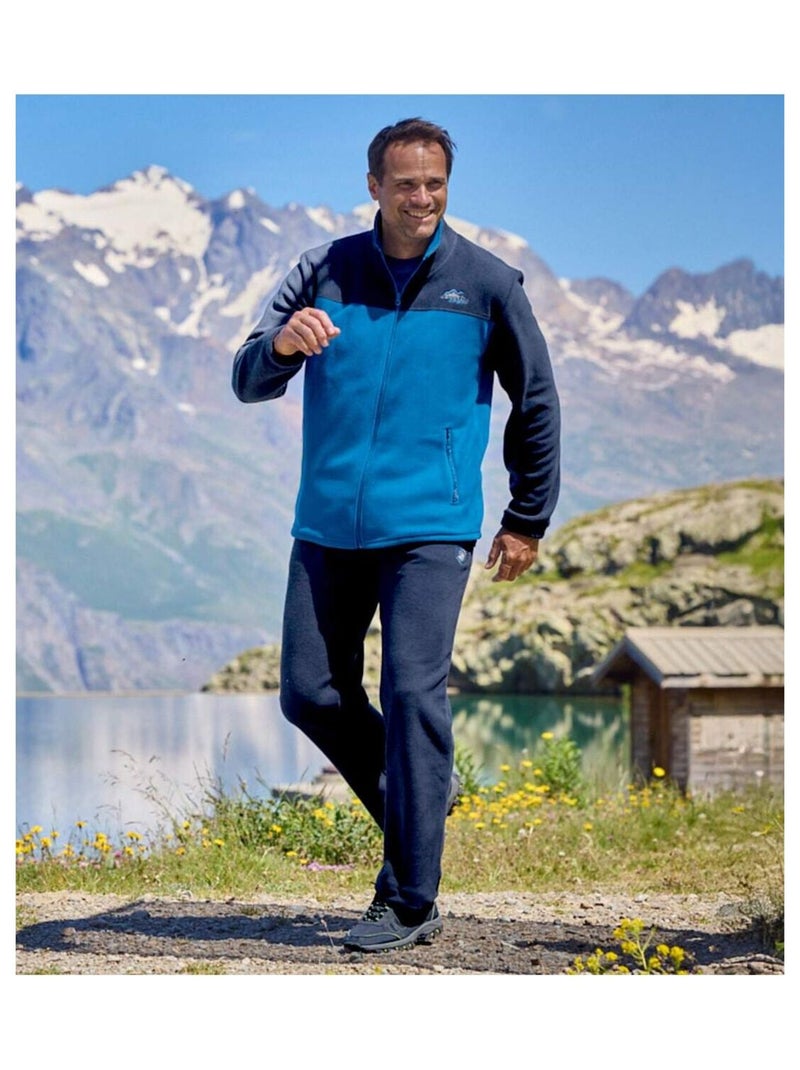 Ensemble Jogging Polaire Mountain Sport  - ATLAS FOR MEN Bleu marine - Kiabi