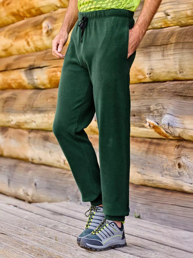 Ensemble Jogging Polaire Outdoor   - ATLAS FOR MEN Vert - Kiabi