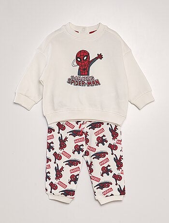 Ensemble jogging 'Spider-Man' 'Marvel' sweat + pantalon - 2 pièces