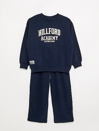 Ensemble jogging sweat + pantalon - 2 pièces