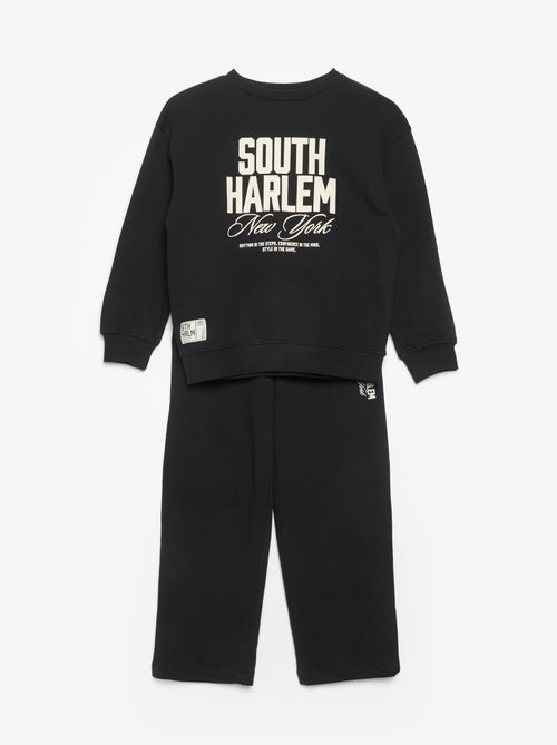 Ensemble jogging sweat + pantalon - 2 pièces - Kiabi