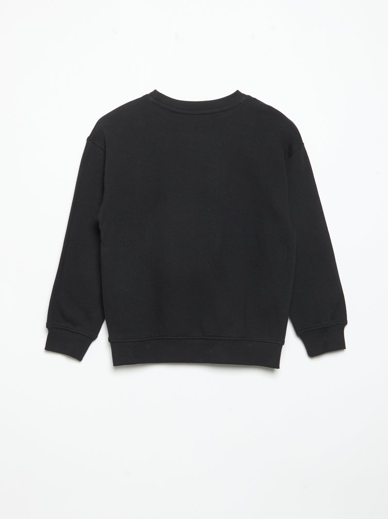 Ensemble jogging sweat + pantalon - 2 pièces Noir - Kiabi