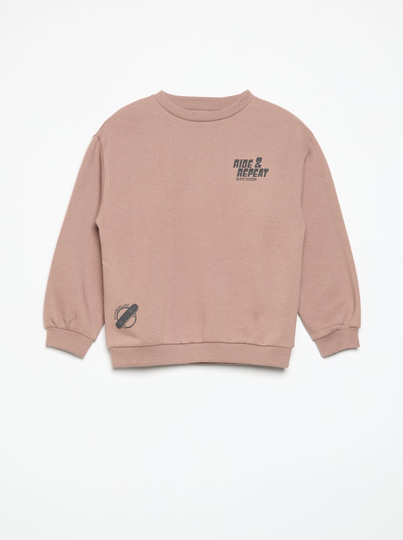 Ensemble jogging sweat + pantalon - 2 pièces Rose - Kiabi