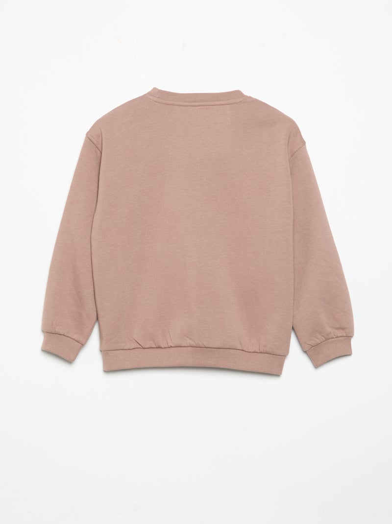 Ensemble jogging sweat + pantalon - 2 pièces Rose - Kiabi