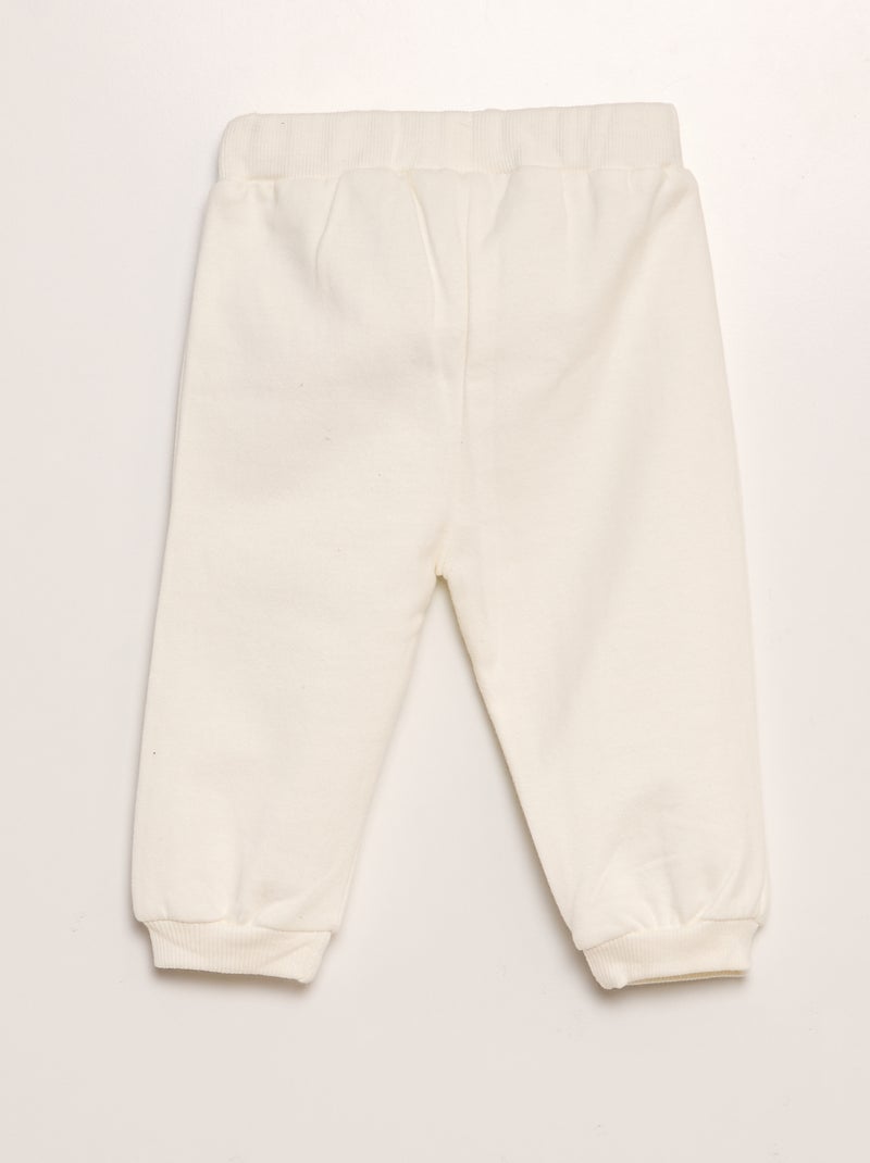 Ensemble jogging sweat + pantalon 'Batman' 'DC Comics'  - 2 pièces Blanc - Kiabi