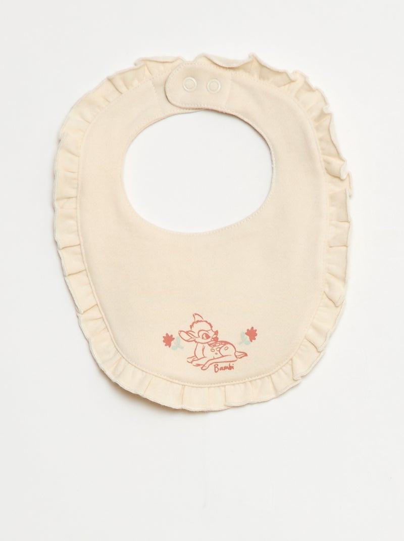 Ensemble jogging sweat + pantalon + bavoir 'Marie' 'Disney' - 3 pièces Rose - Kiabi