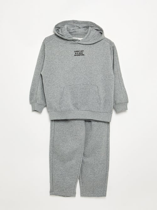 Ensemble jogging sweat + t-shirt - 2 pièces - Kiabi
