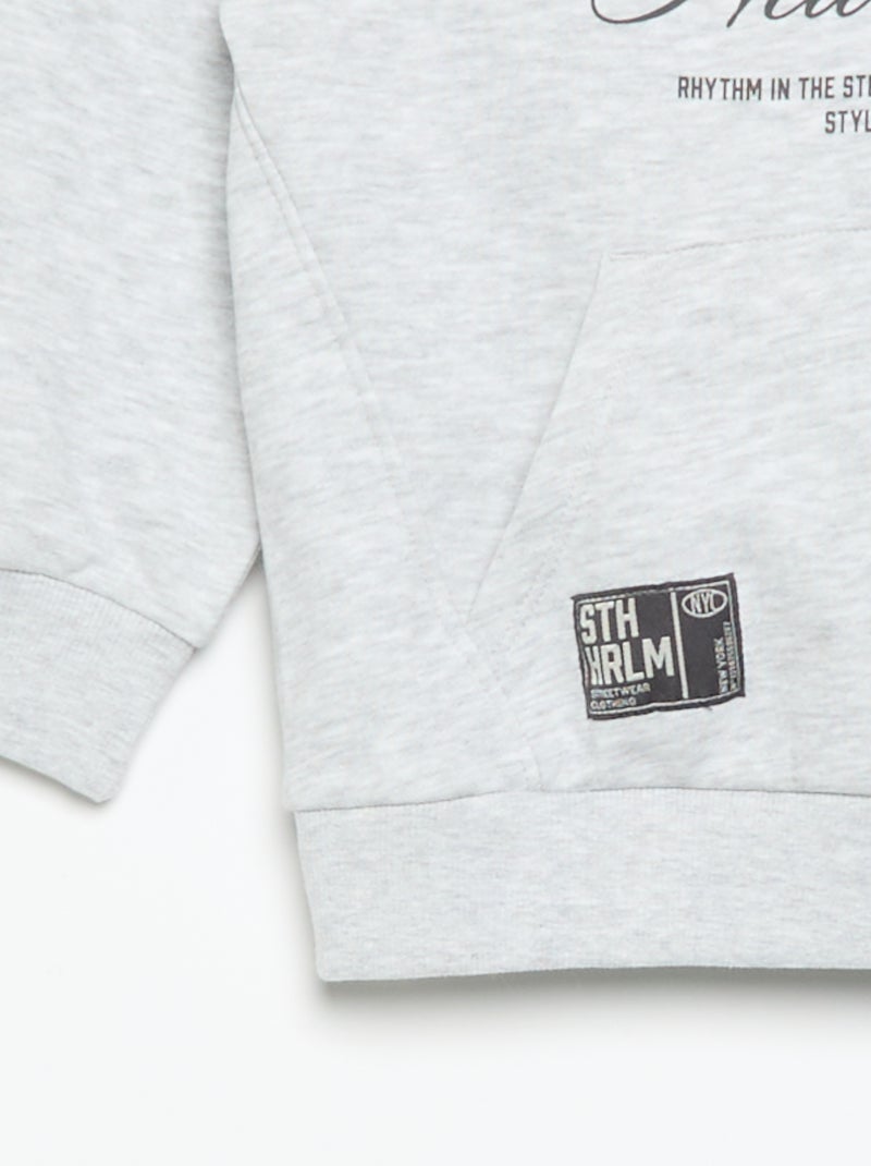 Ensemble jogging sweat zippé à capuche + jogging - 2 pièces Gris - Kiabi
