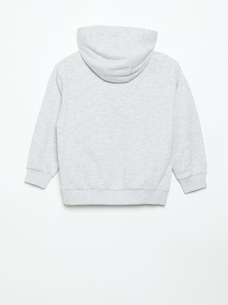 Ensemble jogging sweat zippé à capuche + jogging - 2 pièces Gris - Kiabi