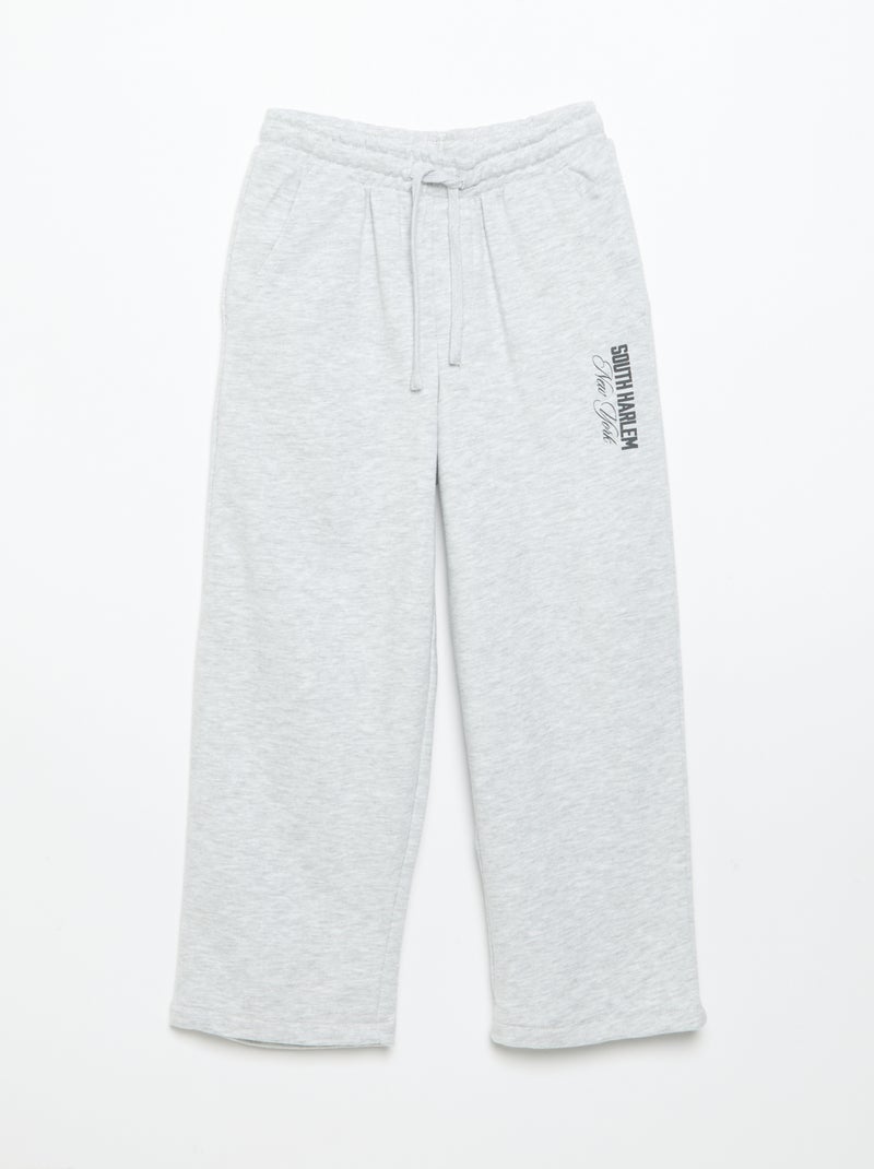 Ensemble jogging sweat zippé à capuche + jogging - 2 pièces Gris - Kiabi