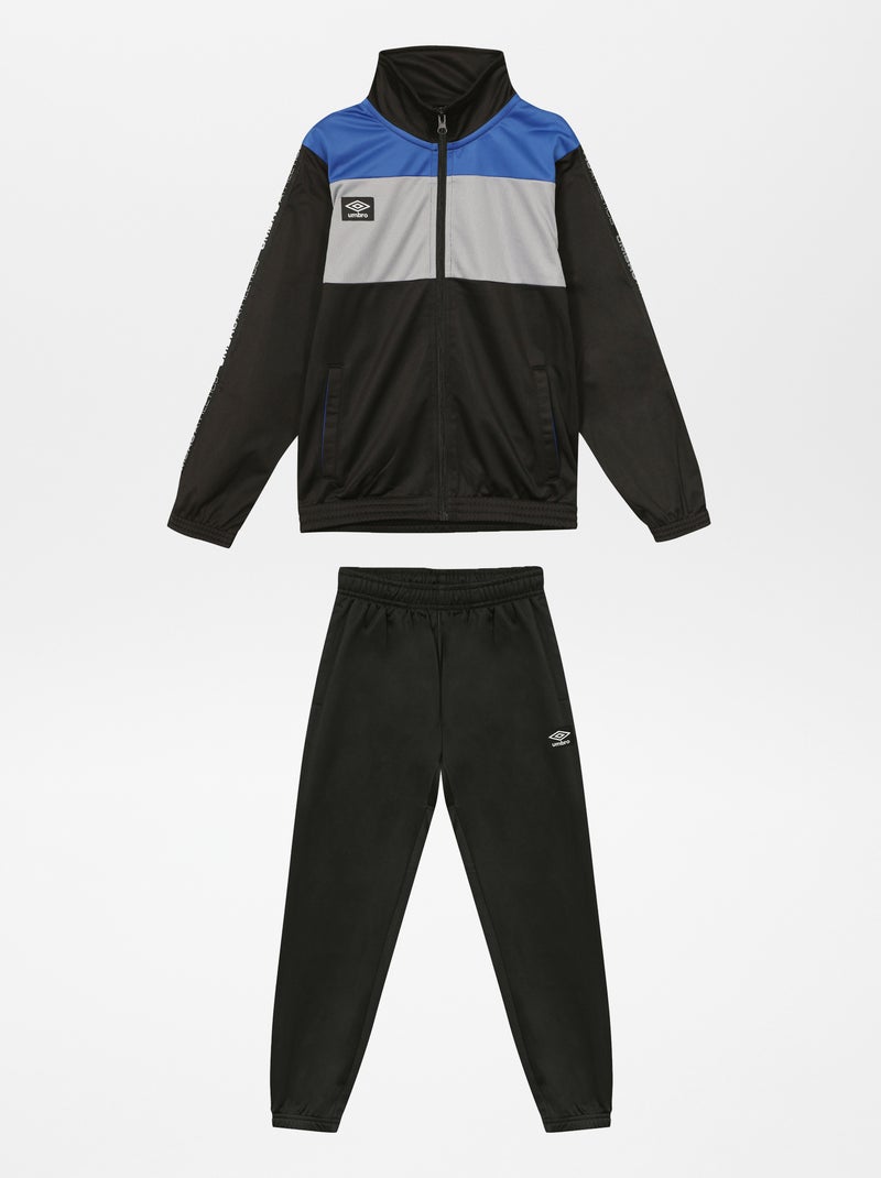 Ensemble jogging + sweat zippé 'Umbro' Noir - Kiabi