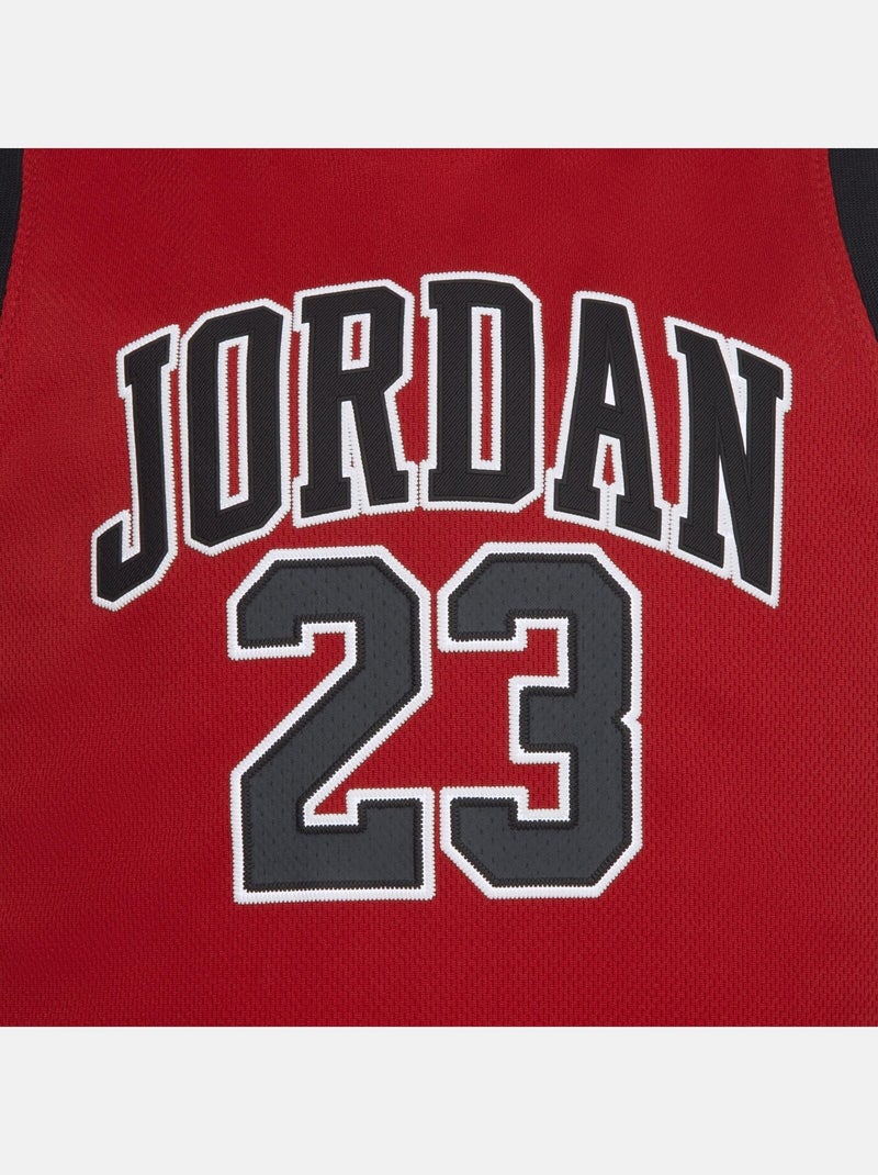 Ensemble  Jordan 2 pièces Noir Rouge - Kiabi