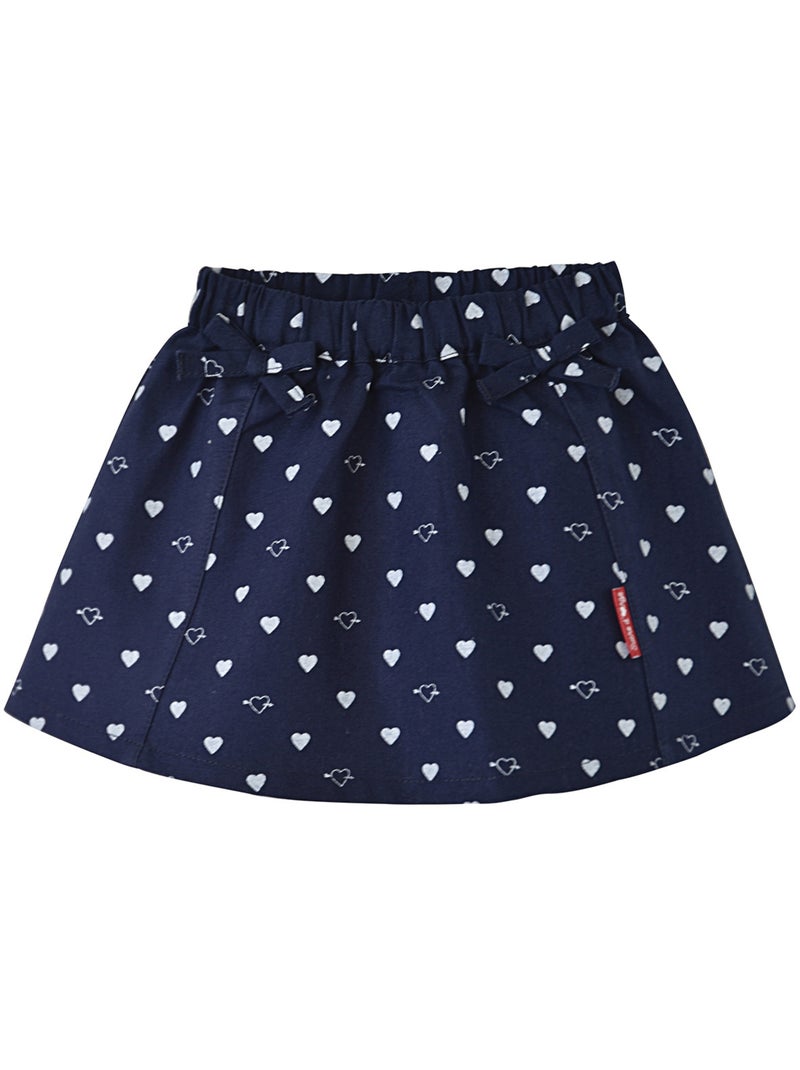 ENSEMBLE JUPE BEBE ECRU/BLEU Bleu - Kiabi