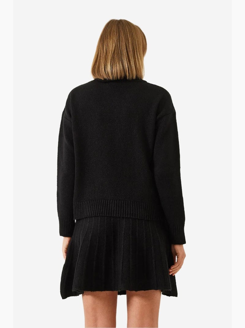 Ensemble jupe et haut en tricot lucci Noir - Kiabi