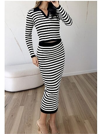 Ensemble jupe longue vero moda