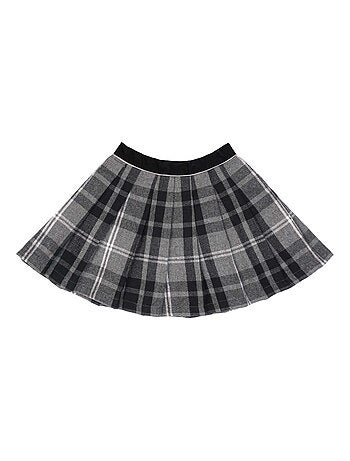 Ensemble Jupe Plissée Tartan & Pull Col roulé - La Faute à Voltaire