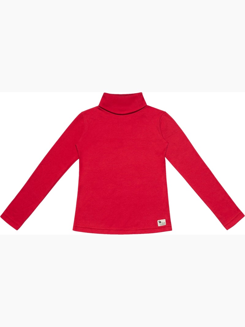Ensemble   Jupe Plissée Tartan  & Pull Col roulé  - La Faute à Voltaire Gris Rouge - Kiabi