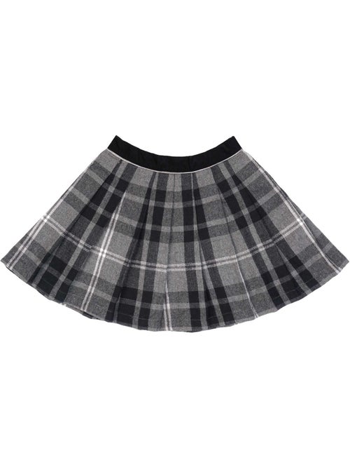 Ensemble   Jupe Plissée Tartan  & Pull Col roulé  - La Faute à Voltaire - Kiabi