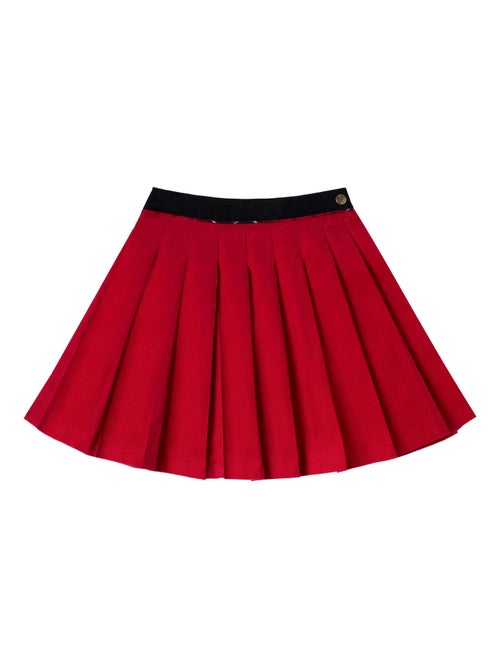 Ensemble Jupe Plissée Velours  + T-Shirt   LONDON - La Faute à Voltaire - Kiabi