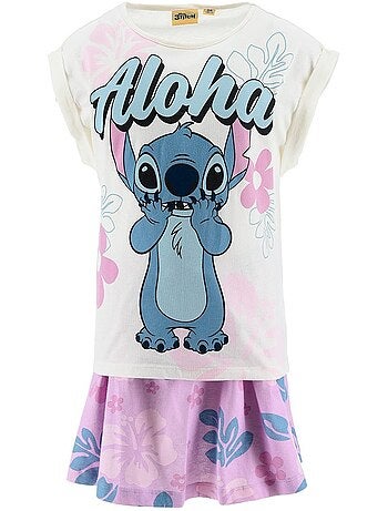 Ensemble Jupe + T-Shirt Lilo et Stitch | Licence Officielle