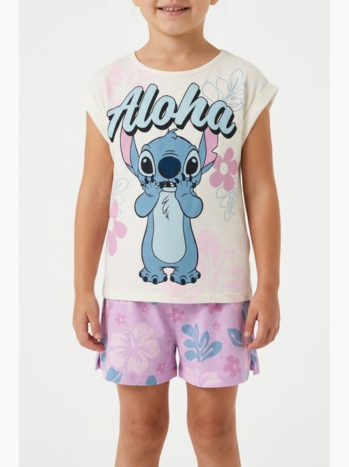 Ensemble Jupe + T-Shirt Lilo et Stitch | Licence Officielle - Kiabi