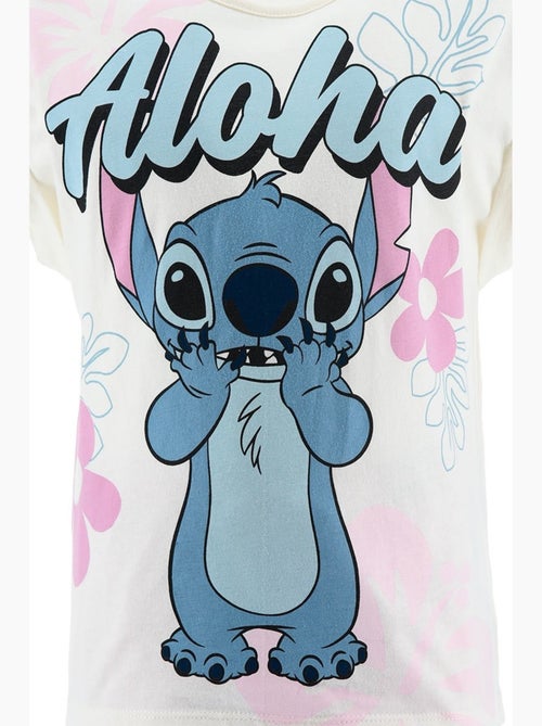 Ensemble Jupe + T-Shirt Lilo et Stitch | Licence Officielle - Kiabi