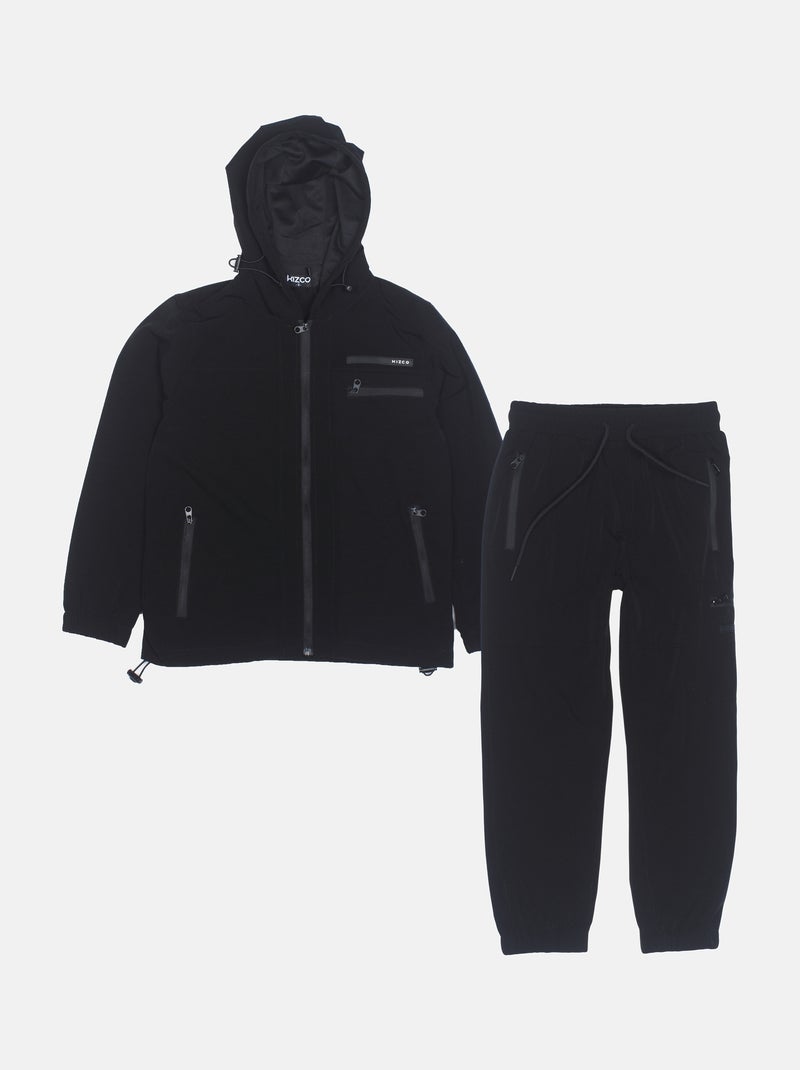 Ensemble  léger et poches zippées Noir - Kiabi