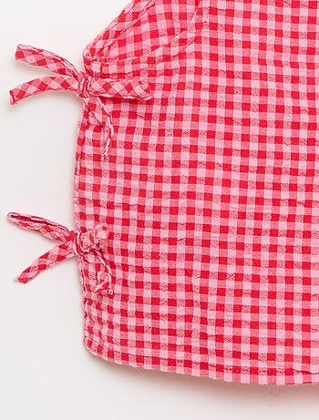 Ensemble léger short + blouse - 2 pièces