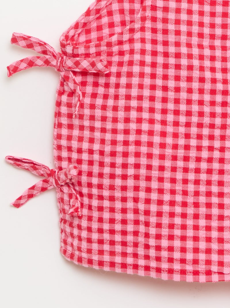 Ensemble léger short + blouse - 2 pièces Rose - Kiabi