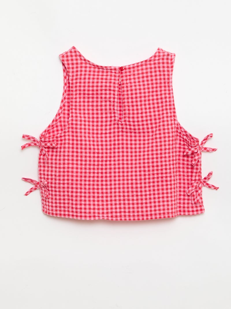 Ensemble léger short + blouse - 2 pièces Rose - Kiabi