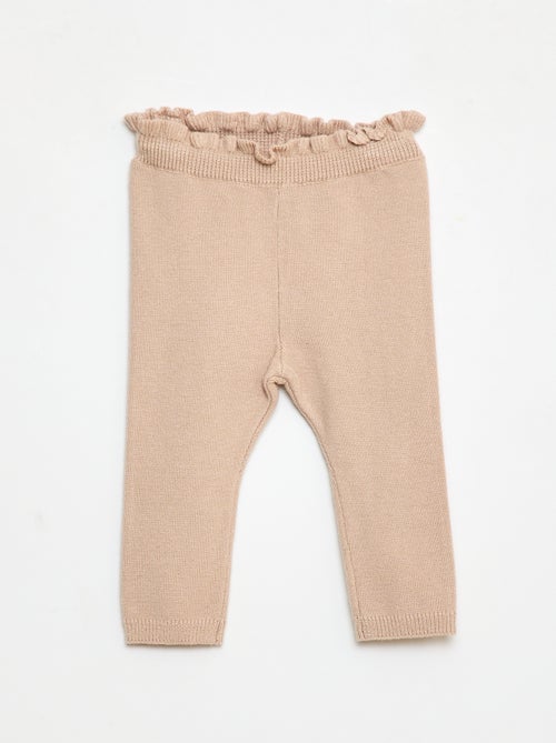 Ensemble Legging fantaisie + chaussette en dentelle - Kiabi