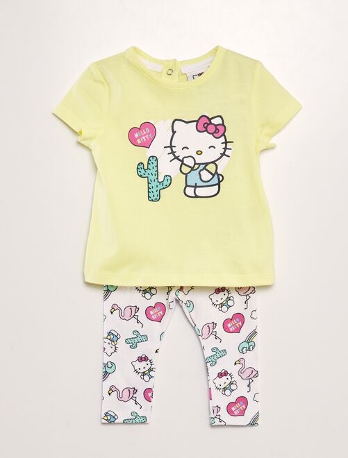Ensemble legging + T-shirt 'Hello Kitty' - 2 pièces - Kiabi