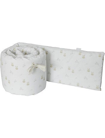 Ensemble linge nordique + tour de lit 80x50 rabbits
