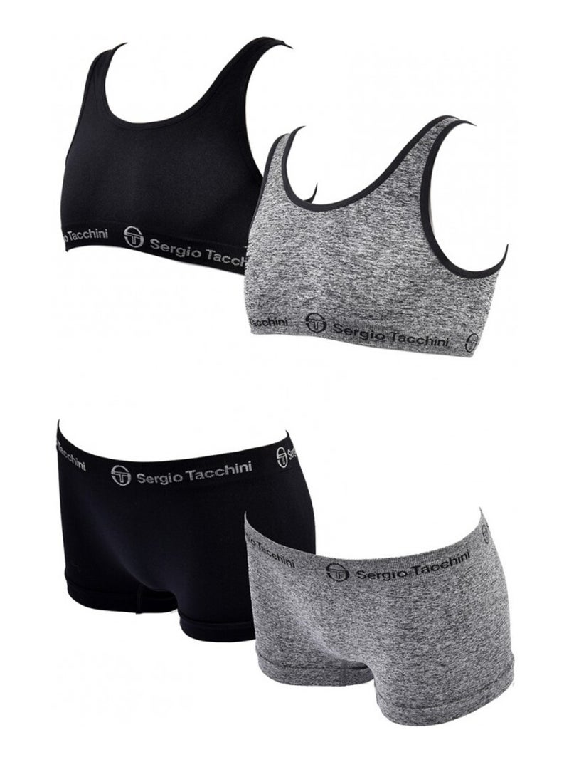 Ensemble Lingerie SERGIO TACCHINI X2 - Pack de 2 Multicolore - Kiabi