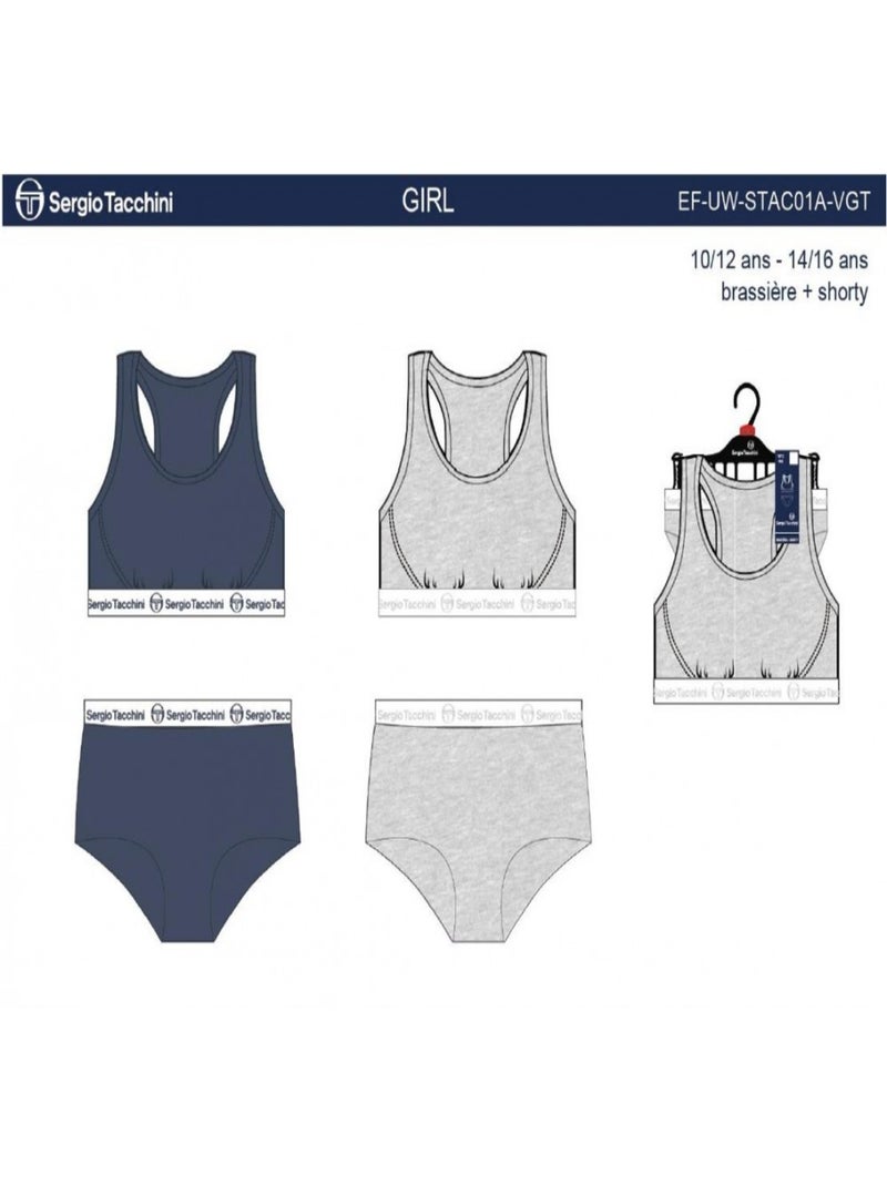 Ensemble Lingerie SERGIO TACCHINI X2 - Pack de 2 Multicolore - Kiabi