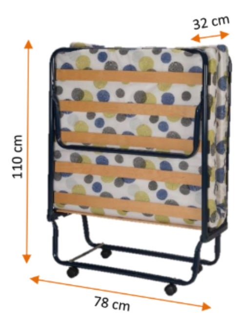 Ensemble lit pliant et matelas 8 cm - Kiabi